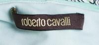 A Roberto Cavalli Mint Green Floral Print Dress, Size 44.