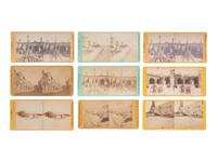 [CIVIL WAR]. 32 stereoviews of Charleston and Ft. Sumpter, many including artillery.