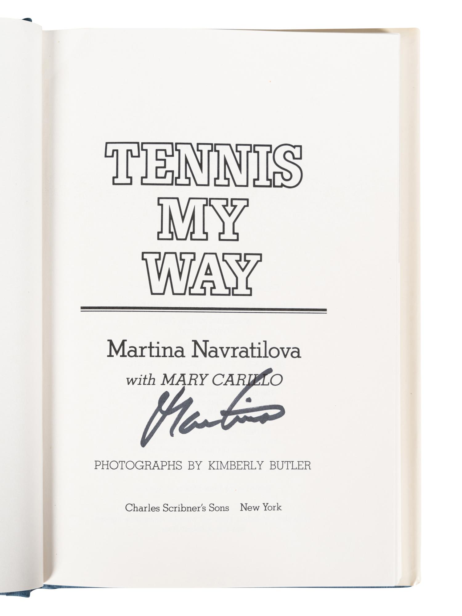 A Group of 10 Books on Tennis Including Signed Autograph Editions,