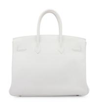 Hermès White 35cm Birkin Bag, 2008