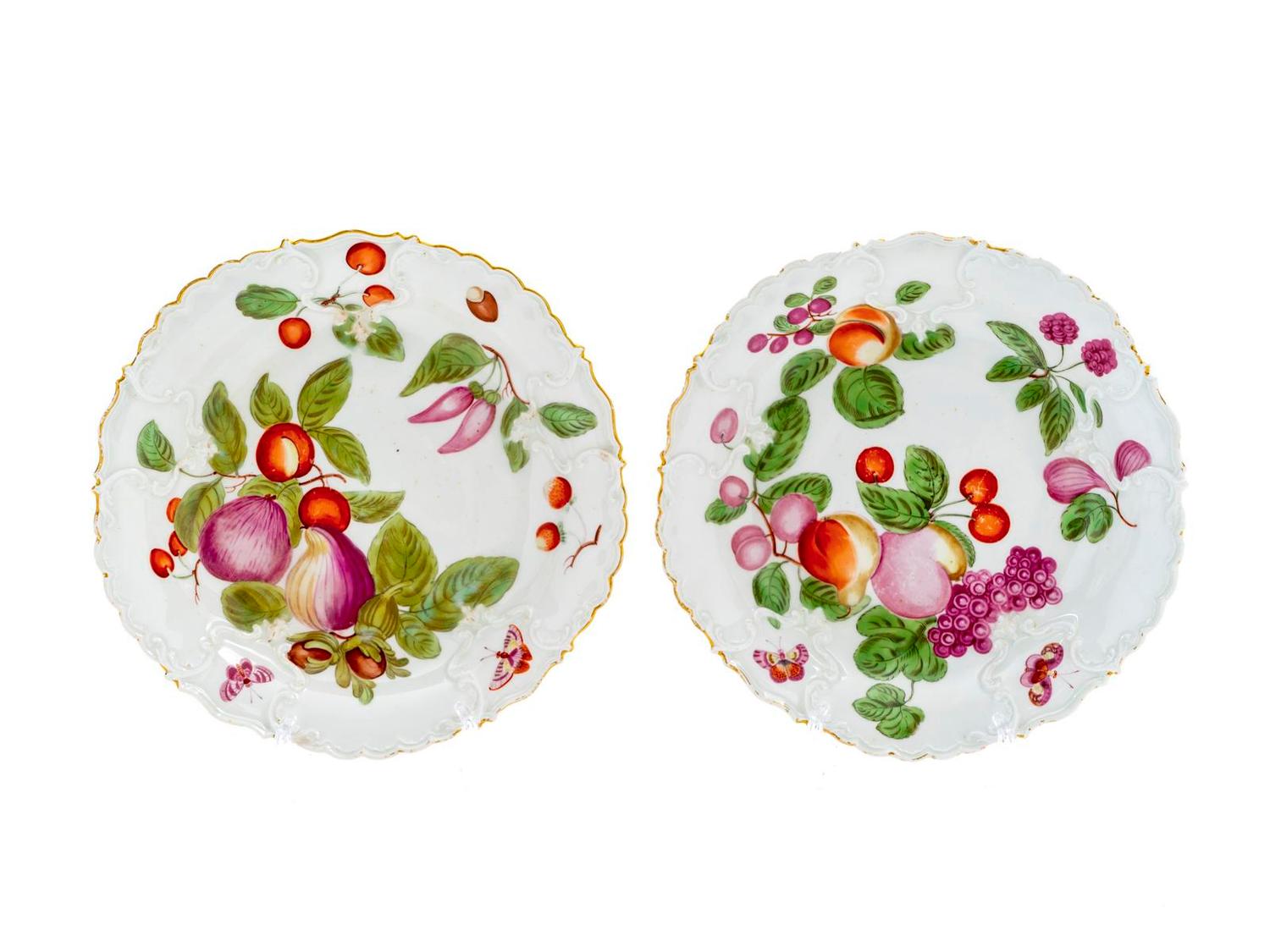 Two Chelsea Porcelain Deep Dish Bowls — CIRCA 1760