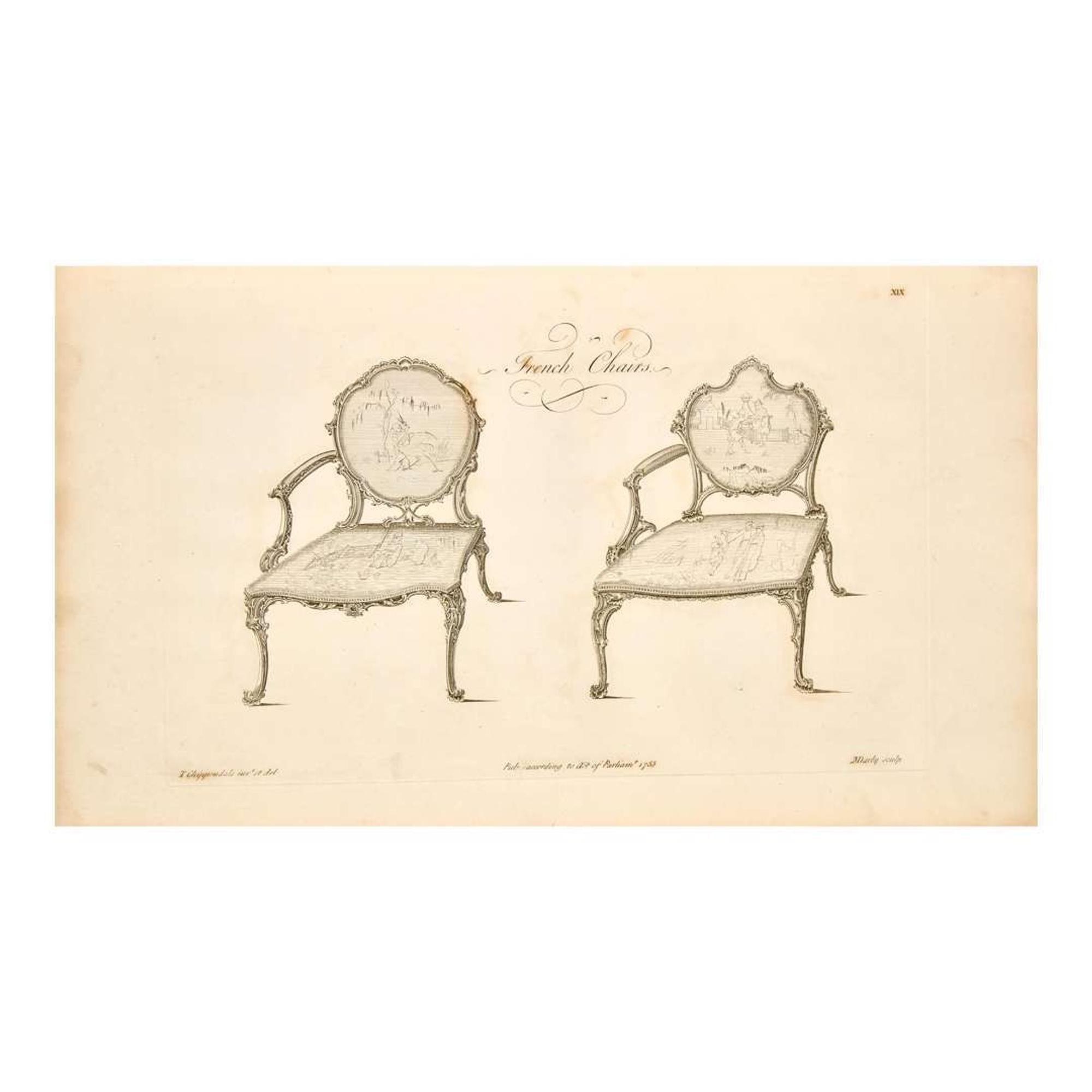 [Furniture & Design] Chippendale, Thomas The Gentleman and Cabinet-Maker's Director...