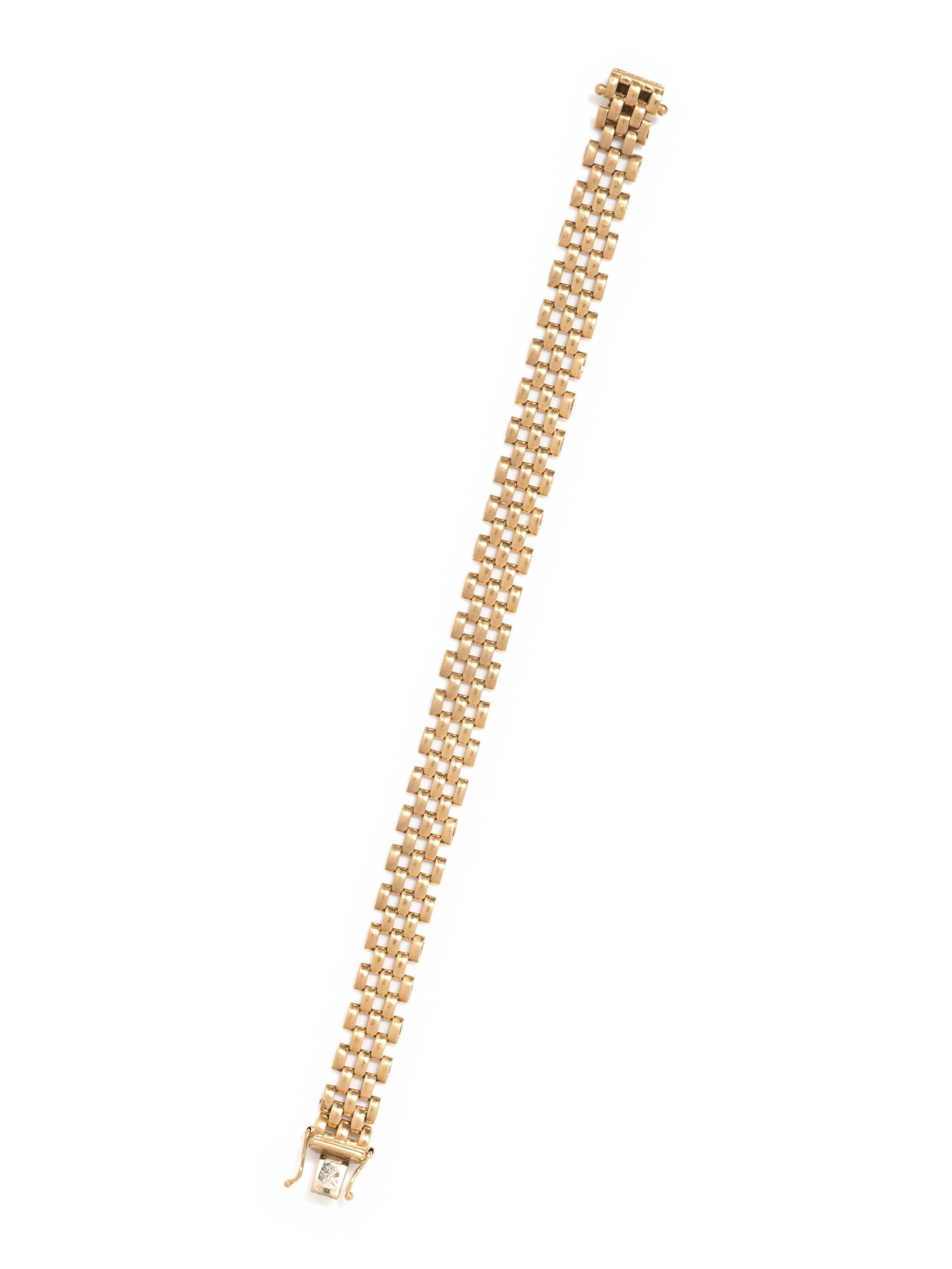 YELLOW GOLD BRACELET