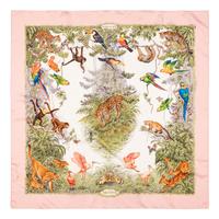 Hermès, Three Printed Silk Scarves 90