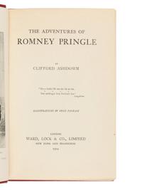 ASHDOWN, Clifford [pseudonym of FREEMAN, Richard Austin (1862-1943) and James John PITCAIRN (1860-1936)]. The Adventures of Romney Pringle . London: Ward, Lock & Co., 1902.