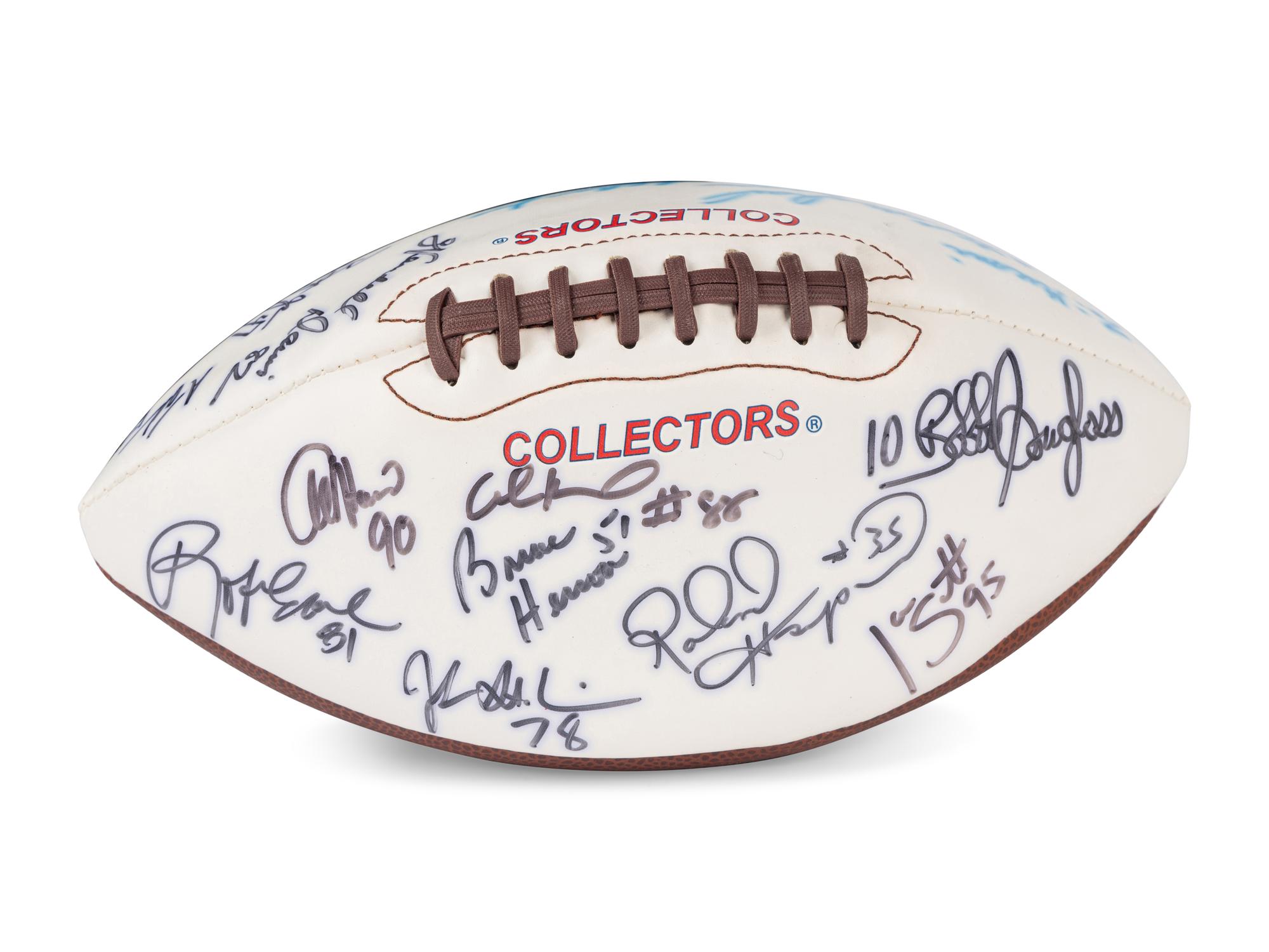 A Large Group of Chicago Bears Signed Autograph Items Including Dan Hampton and William Perry