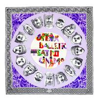 A Gianni Versace Silk Atelier Print Scarf, 34" x 34".