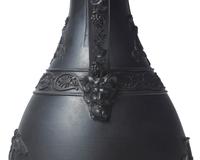 A Wedgwood Black Basalt Twin Handled Vase