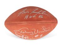 A Group of Eight Pro Football Hall of Fame Signed Autograph Items (Beckett Authentication Services BAS Certified),