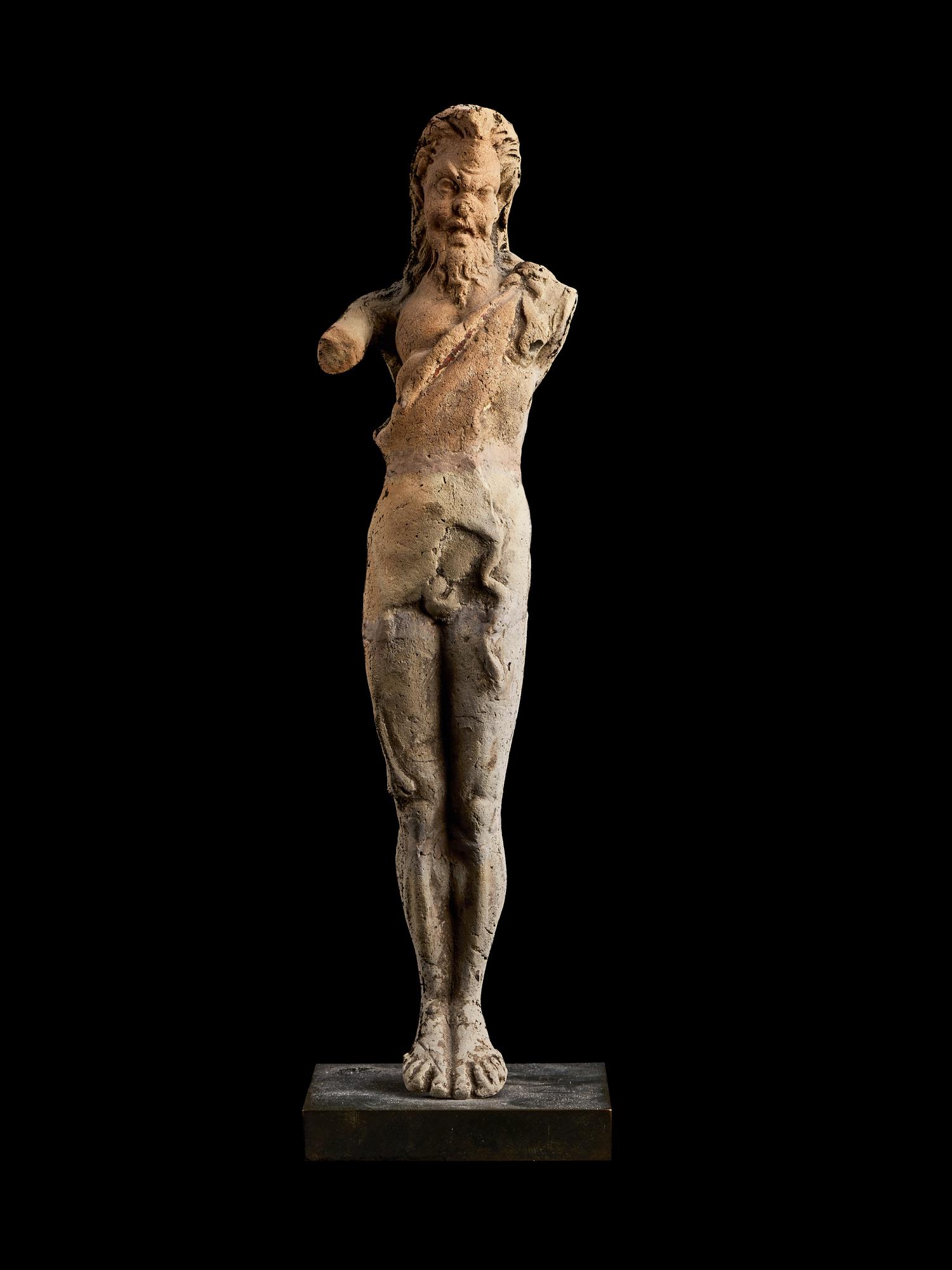 A Hellenistic Terracotta Satyr
