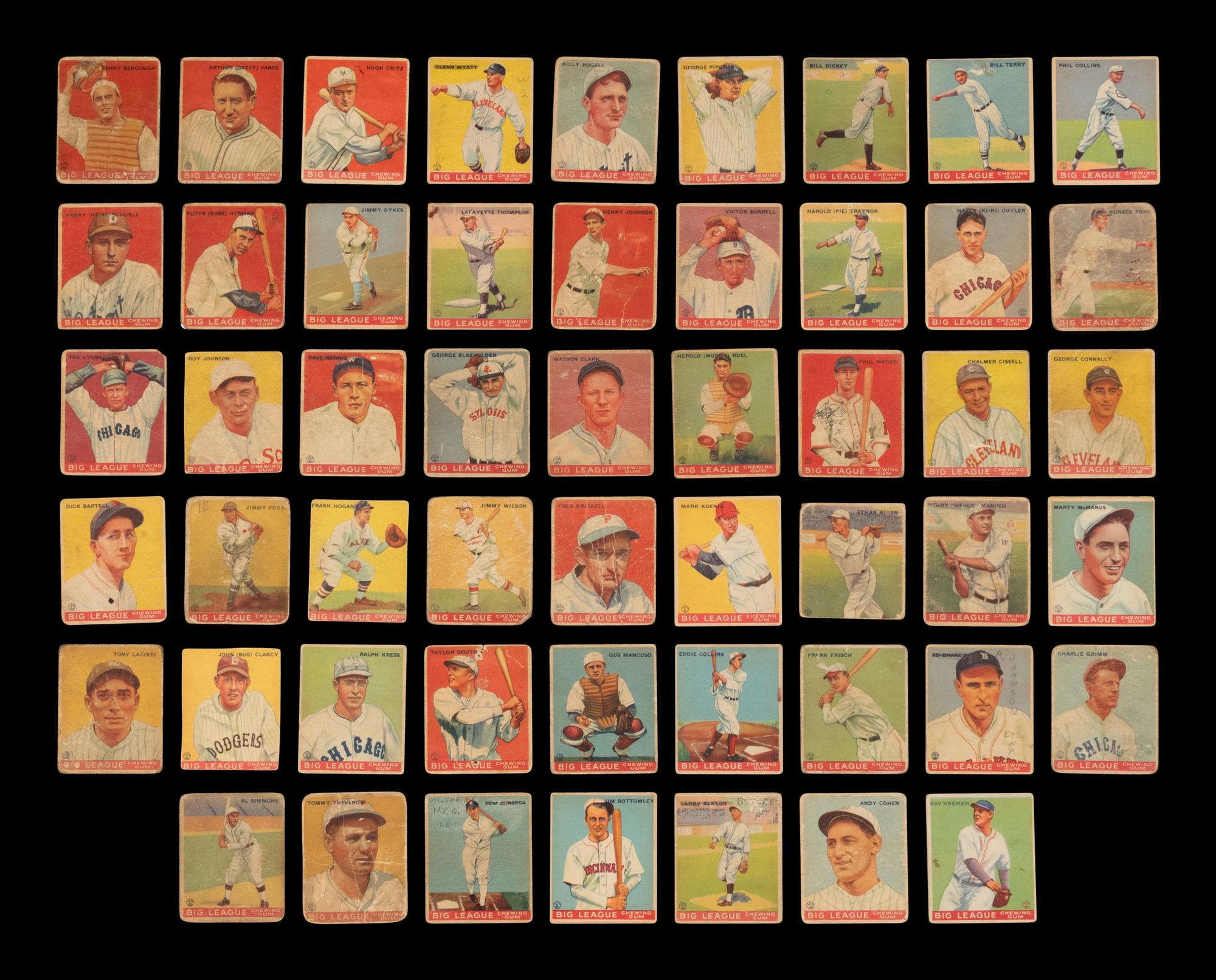 A Near Set of 1933 Goudey Baseball Cards (229/240)