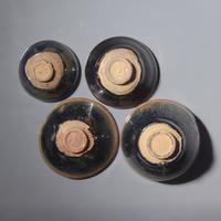 Four Chinese Jian-Type Tea Bowls — 建盞四件