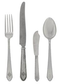 An American Silver Flatware Service