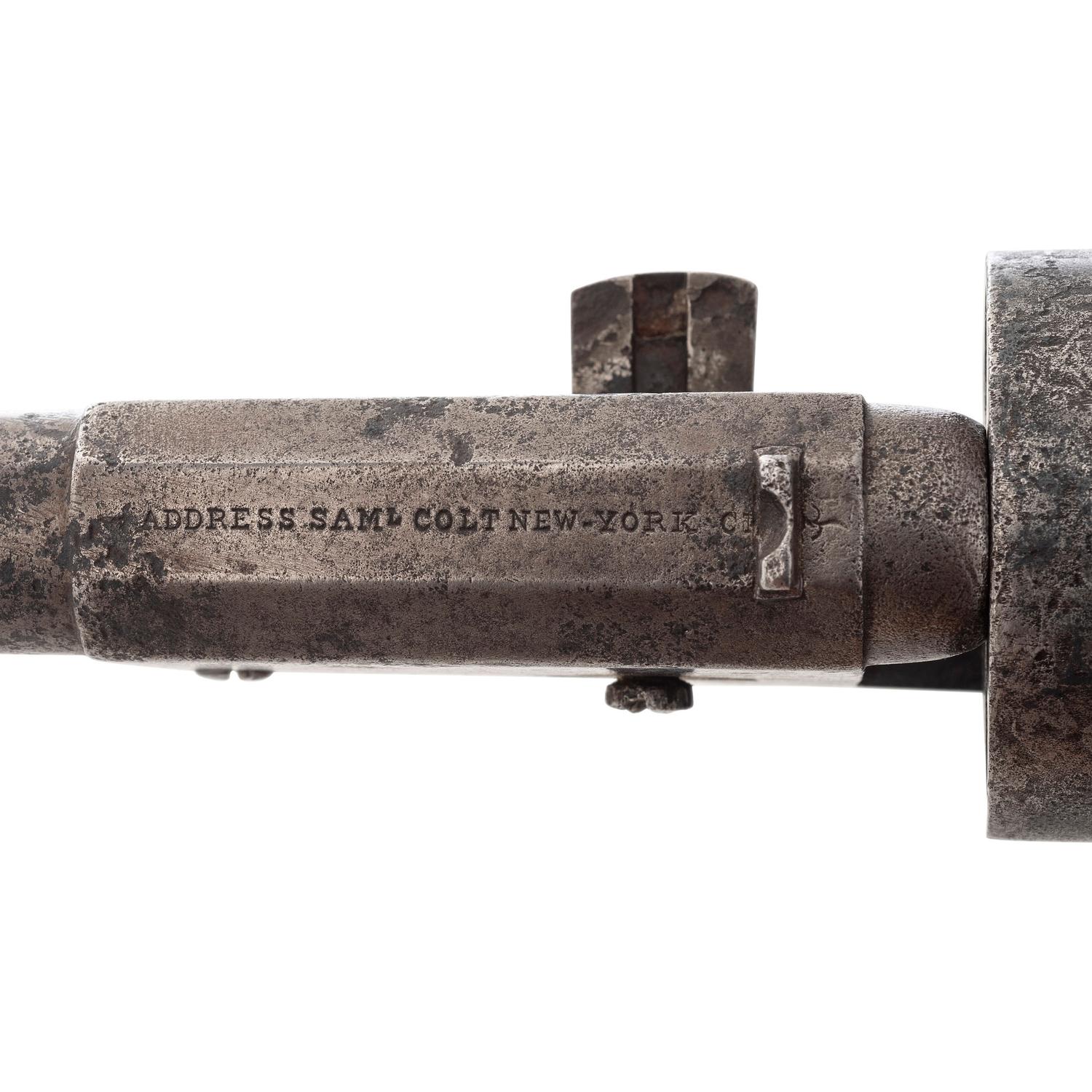 Colt 3rd Model Dragoon Inscribed to Colt's Mexico City Agent David K Torrey