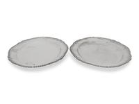 A Pair of George III Silver Meat Platters