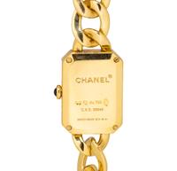 CHANEL, 18K YELLOW GOLD AND DIAMOND 'PREMIER CHAINE' WATCH