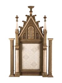 A Gothic Revival Painted Altar Panel