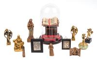 A Group of Ecclesiastical Articles Height of tallest 4 5/8 inches. — Various Makers