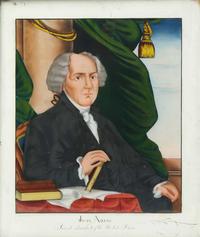 After Gilbert Stuart (1755-1828), Two Presidential portraits: John Adams and Thomas Jefferson