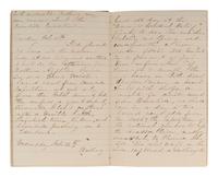 [CIVIL WAR]. BLATCHFORD, Caroline A. (1817-1901). A group of 4 Civil War-era diaries written by Caroline Appleton Blatchford, including discussion of prominent New York families, the ongoing war, and work with the Women's Central Relief Association.