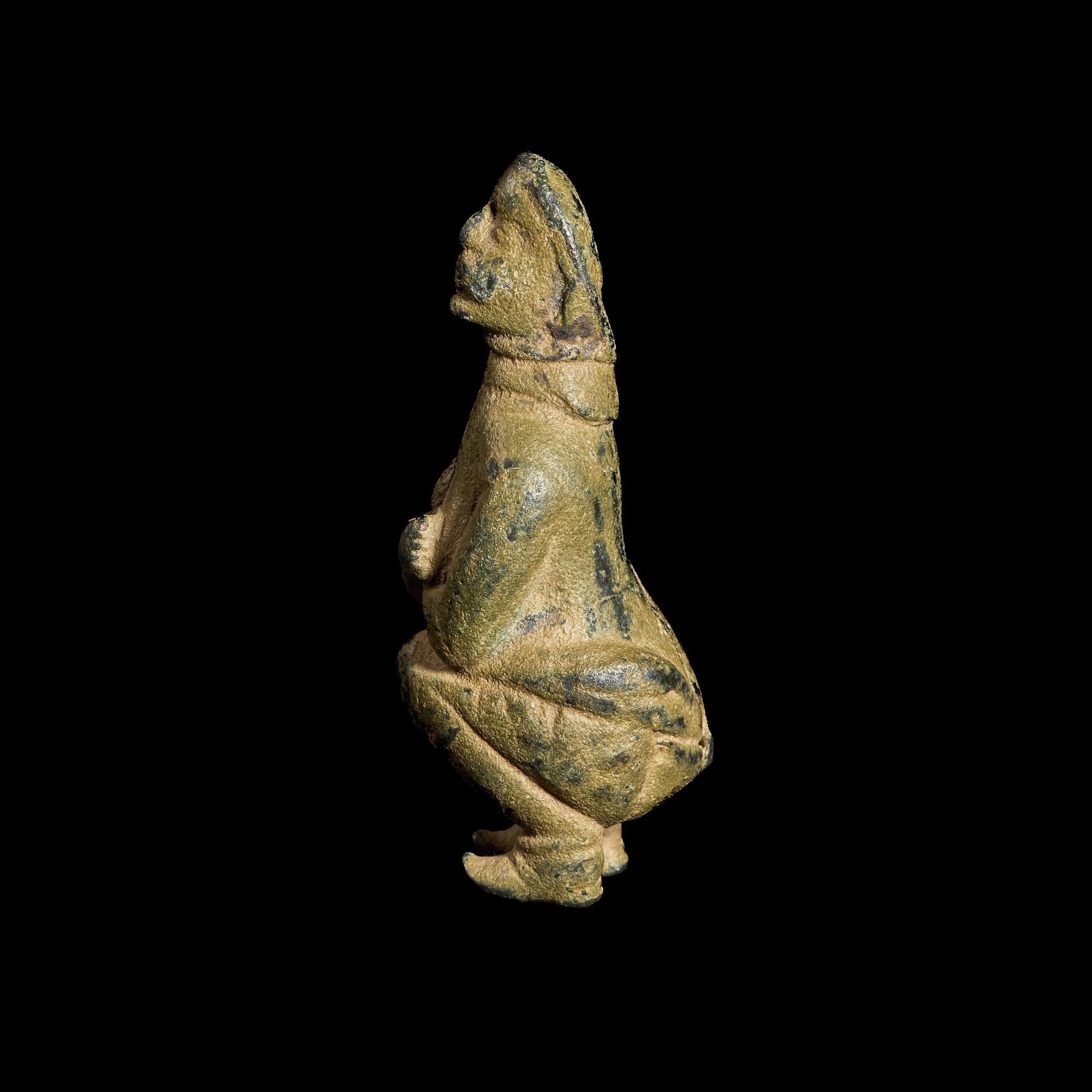 A Parthian Bronze Seated Figure