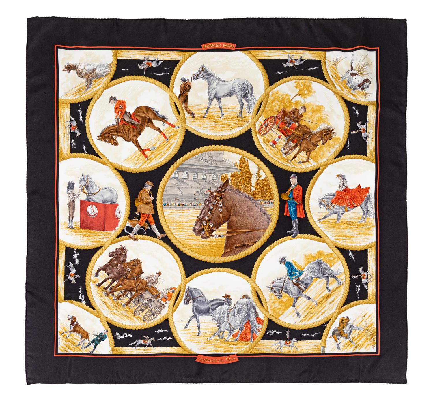 Hermès 90cm Silk Scarf