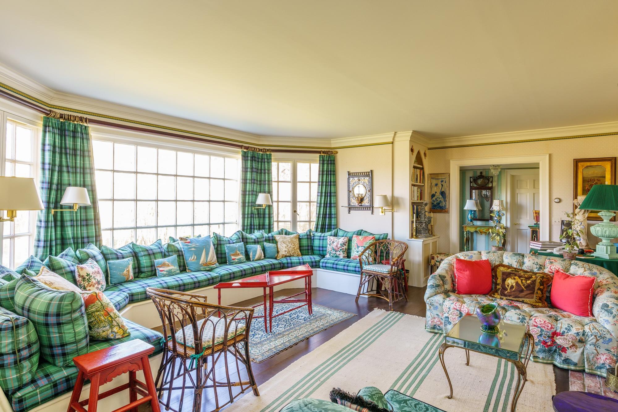 A Pair of Beatrix Sherman Cut Paper Silhouettes Framed as One