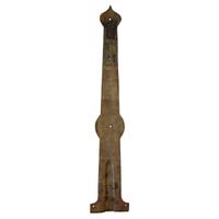 A Bronze Strap Hinge on Custom Stand 8" W x .5" D x 40" H — United States, 19th Century
