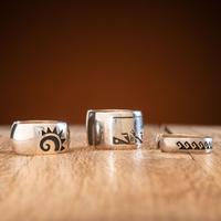 Bernard Dawahoya (Hopi, 1937-2010) Silver Overlay Cuff Bracelets