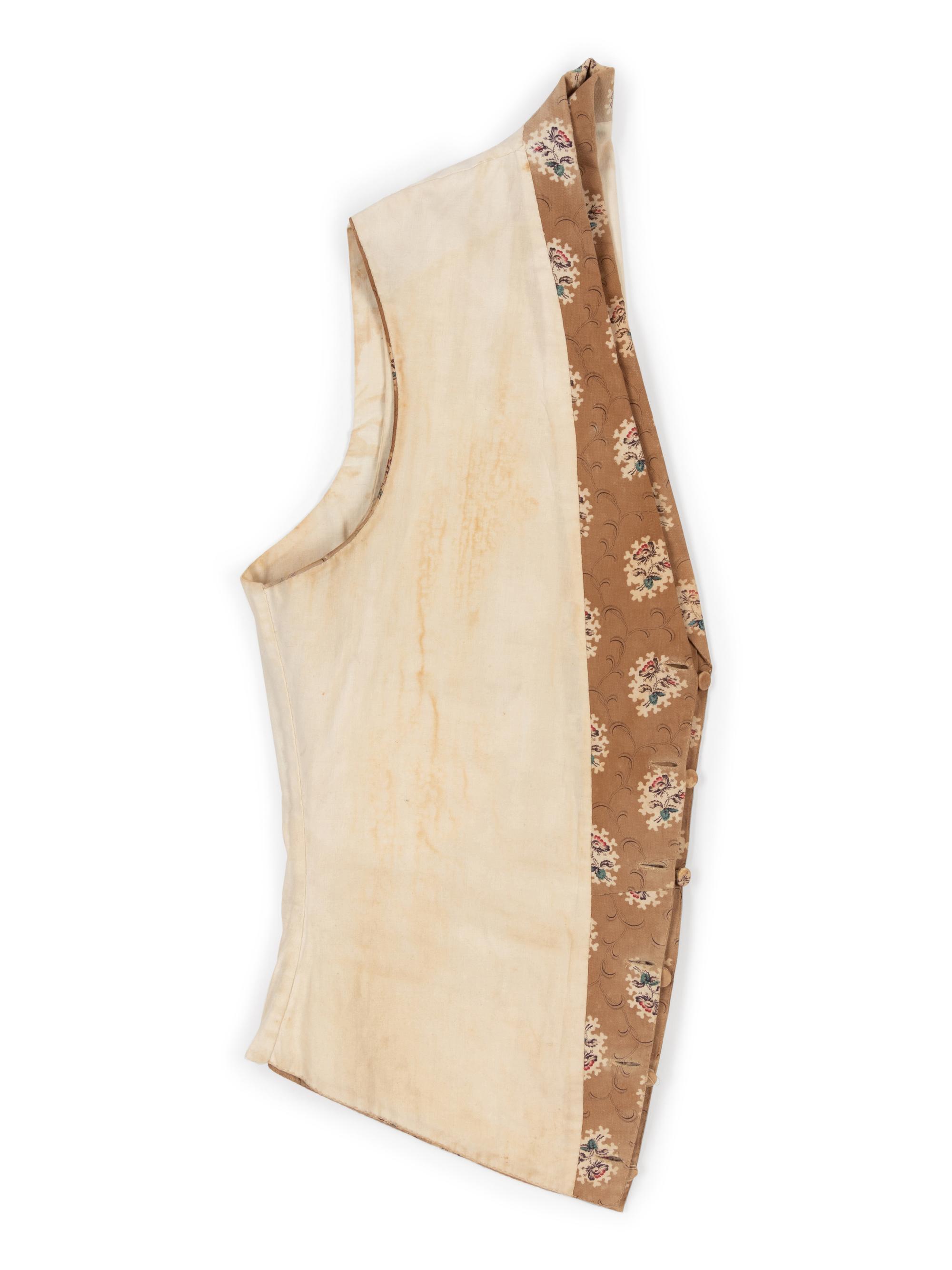 Three Men's 19th Century Waistcoats/Vests, 1840-1860
