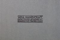A Collection of Six Milwaukee WPA Handicraft Portfolio Folders Largest: 27 1/4 x 22 1/2 inches.