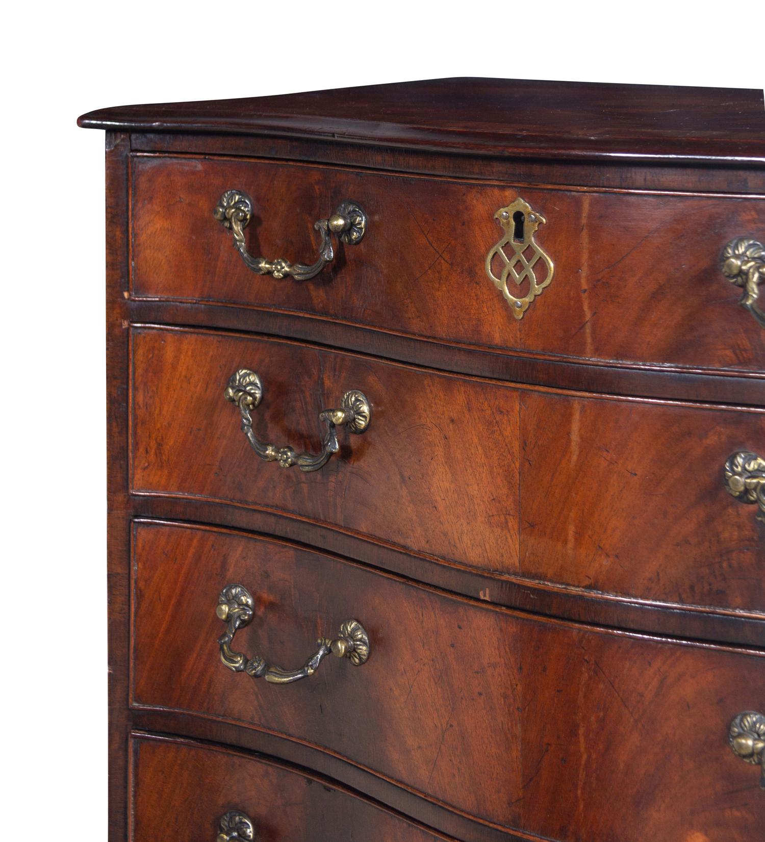 A Pair of George III Style Mahogany Side Chests