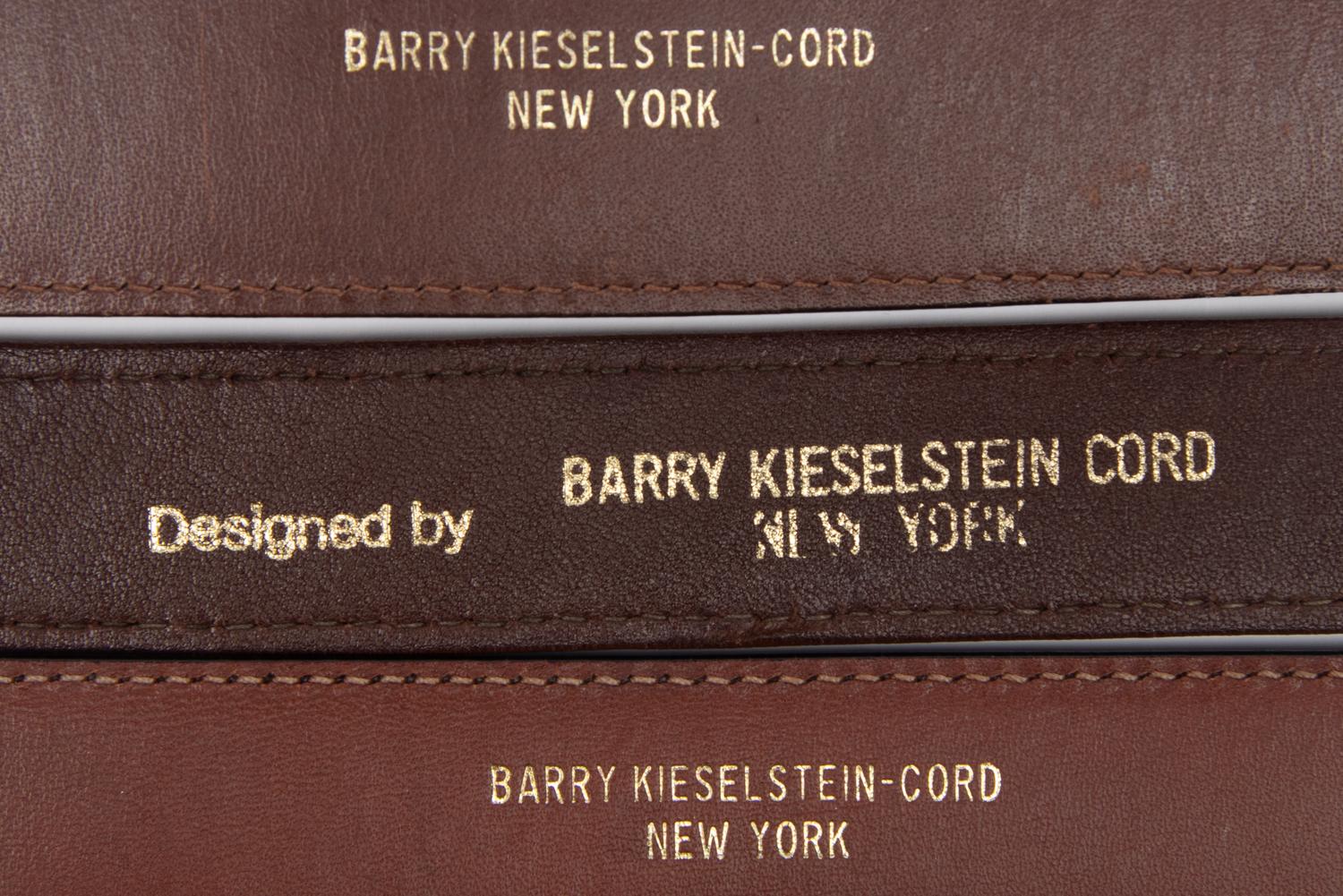 Lot of Four Kieselstein-Cord Belts