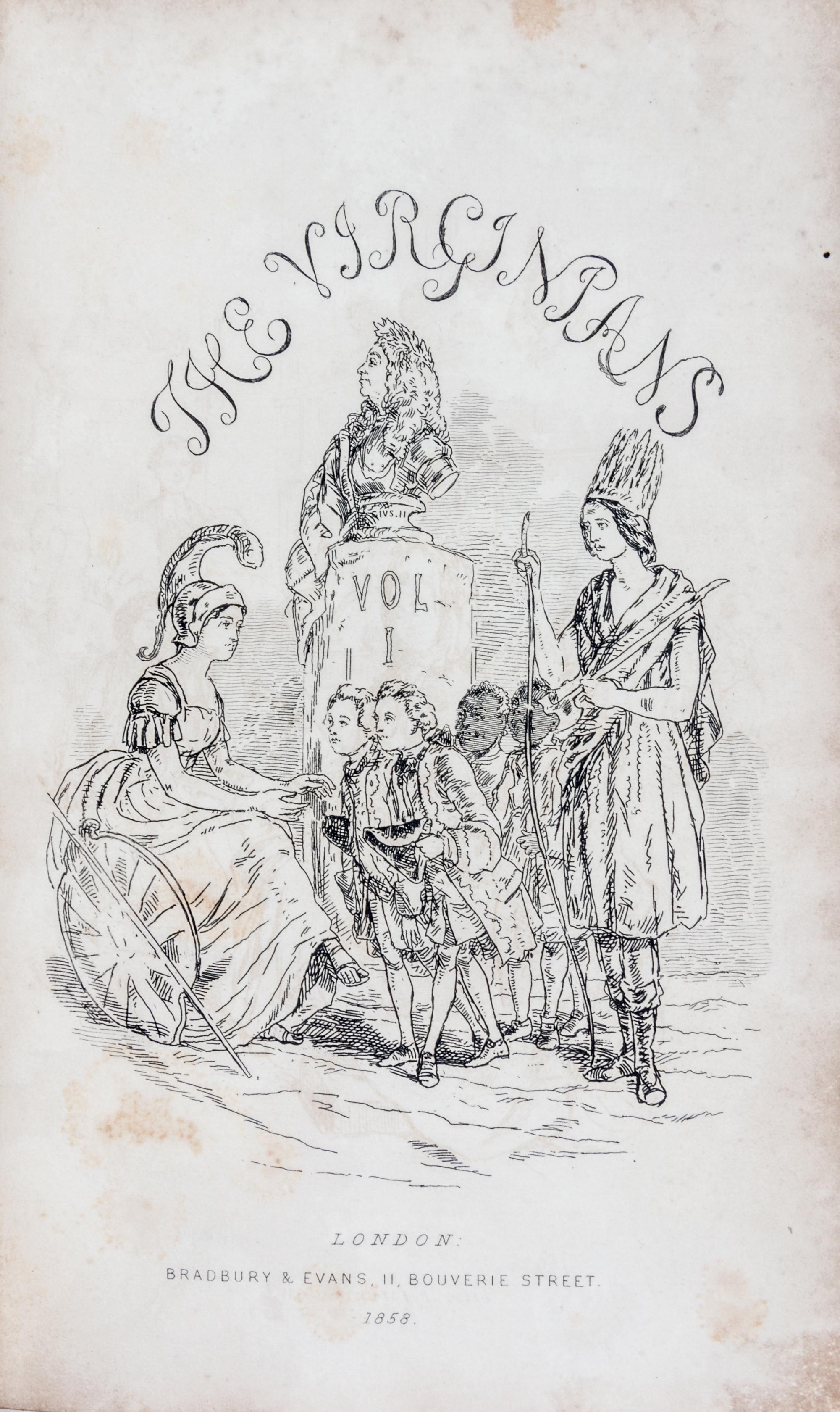 THACKERAY, WILLIAM MAKEPEACE. The Works. London, 1848. 34 vols.