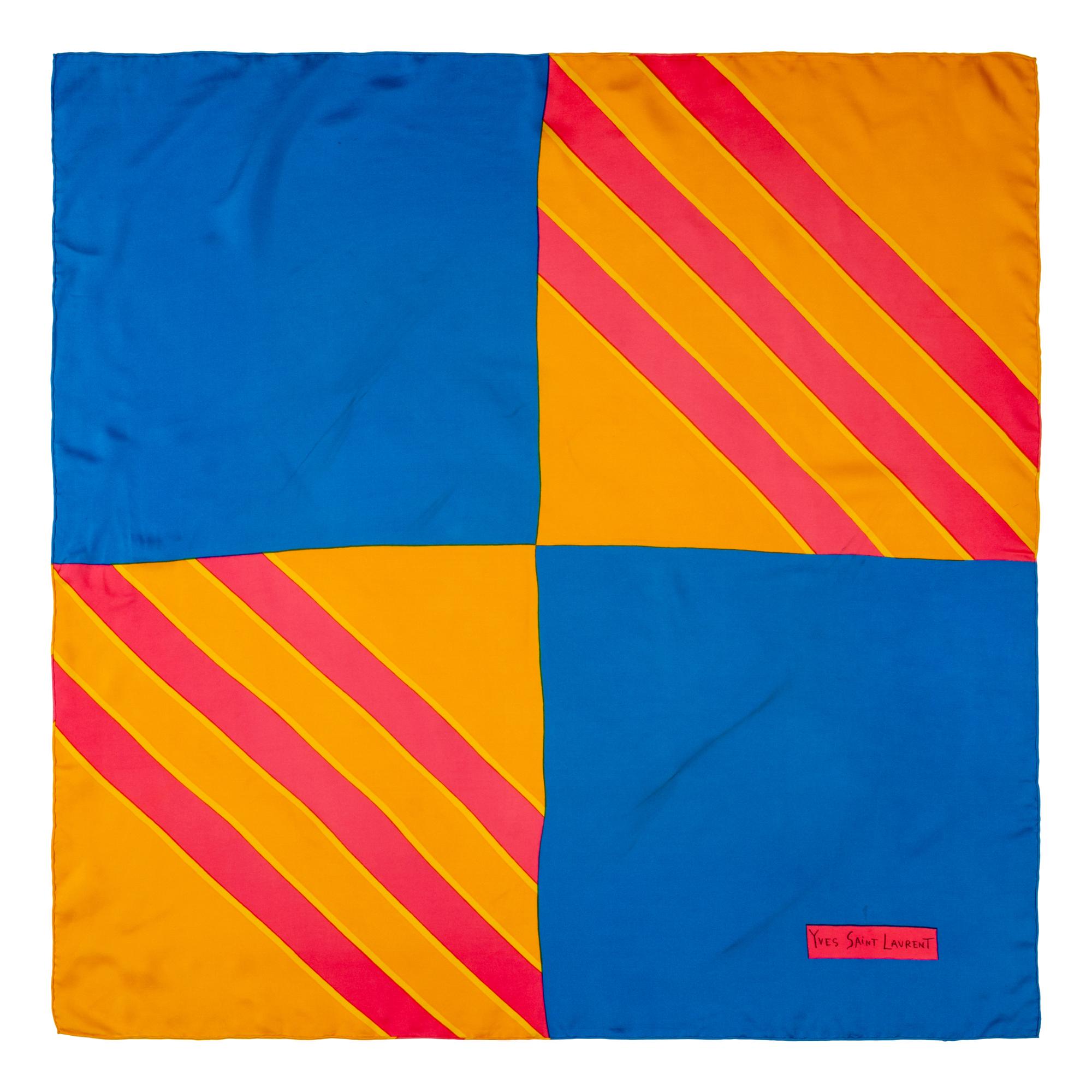 Five Designer Scarves: One Chanel and Four Yves Saint Laurent
