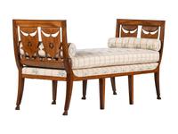 A Russian Neoclassical Style Chestnut Daybed