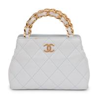 Chanel Blue Quilted Leather Handbag, 2004-05