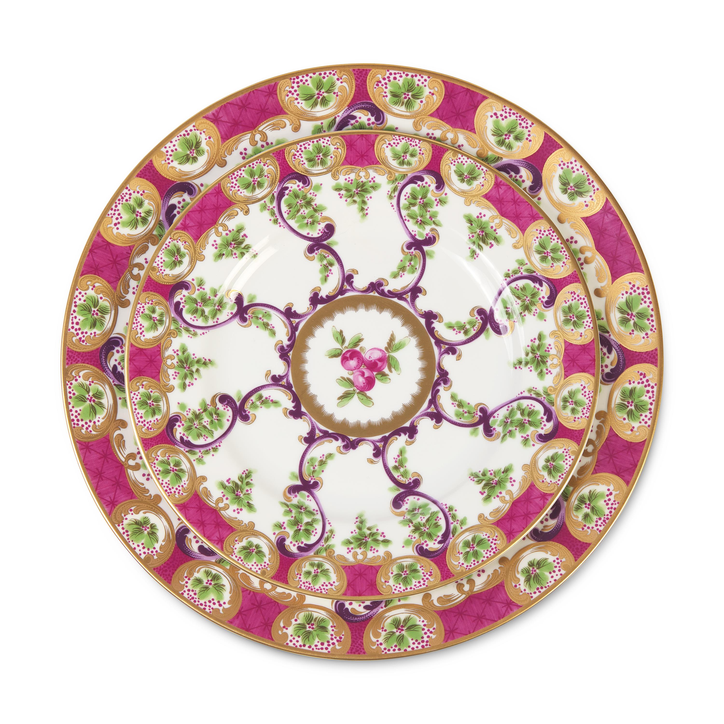 A Set of Williamsburg Reproduction Porcelain Dishes