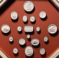 Four Framed Groups of Grand Tour Plaster Intaglios