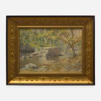 Paul Sawyier (American, 1865-1917) Riverscape