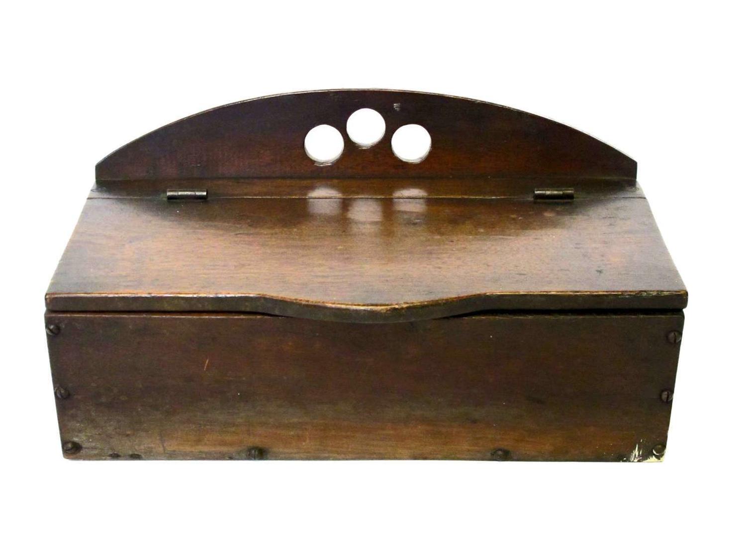 Small Federal mahogany and eglomisé looking glass 19th century