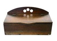 Small Federal mahogany and eglomisé looking glass 19th century