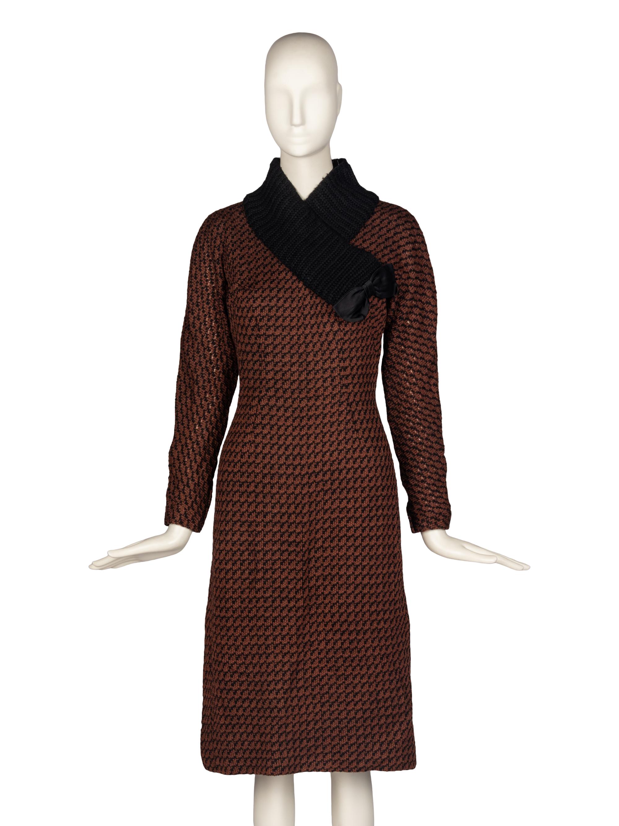 Oleg Cassini Knit Dress c.1960's