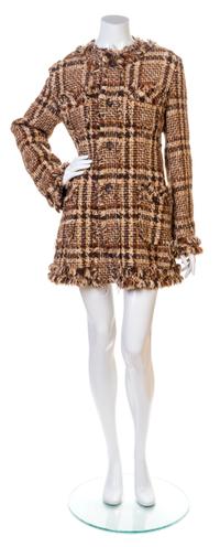 A Junya Watanabe Brown Wool Tweed Jacket, Size M.