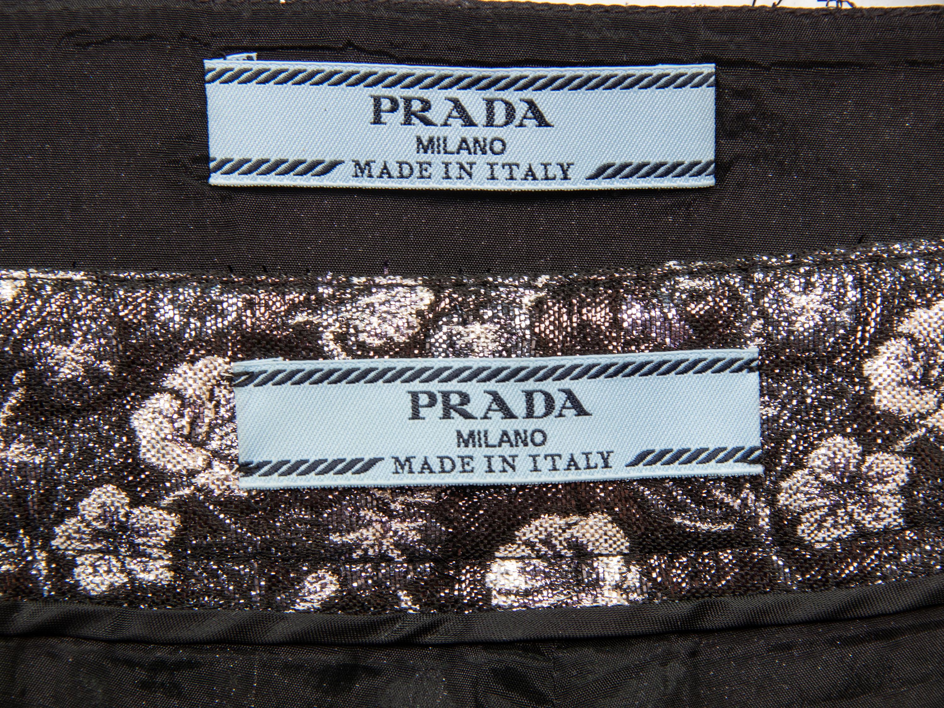 PRADA, FLORAL BROCADE ENSEMBLE