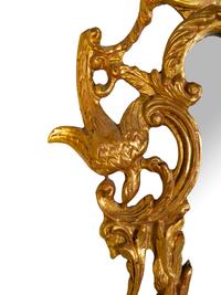 A Chinese Chippendale Style Giltwood Mirror