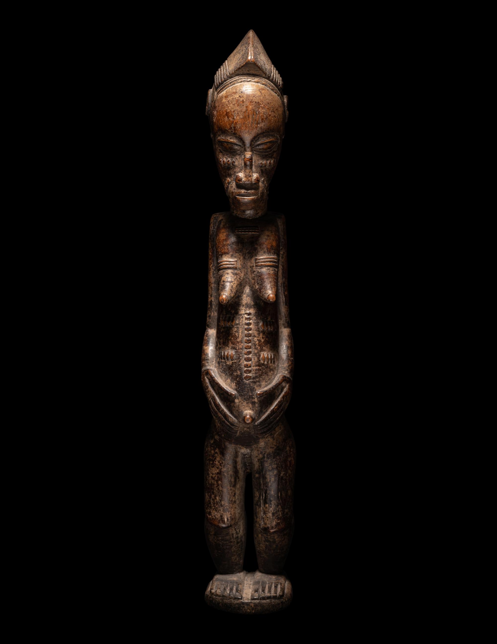Four African Wood Figures