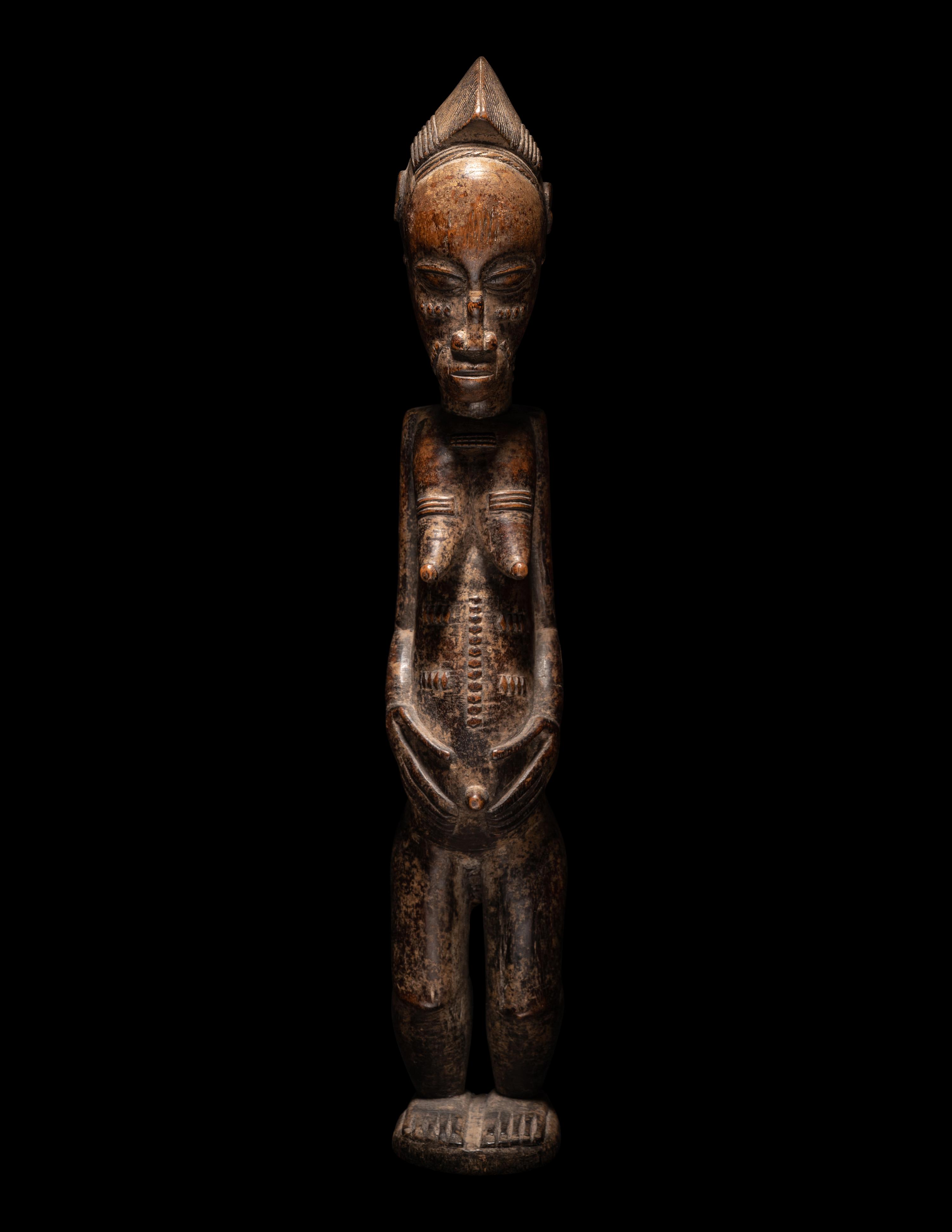 Four African Wood Figures
