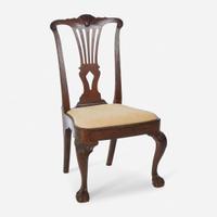 A Chippendale carved mahogany compass-seat side chair New York, NY, circa 1770