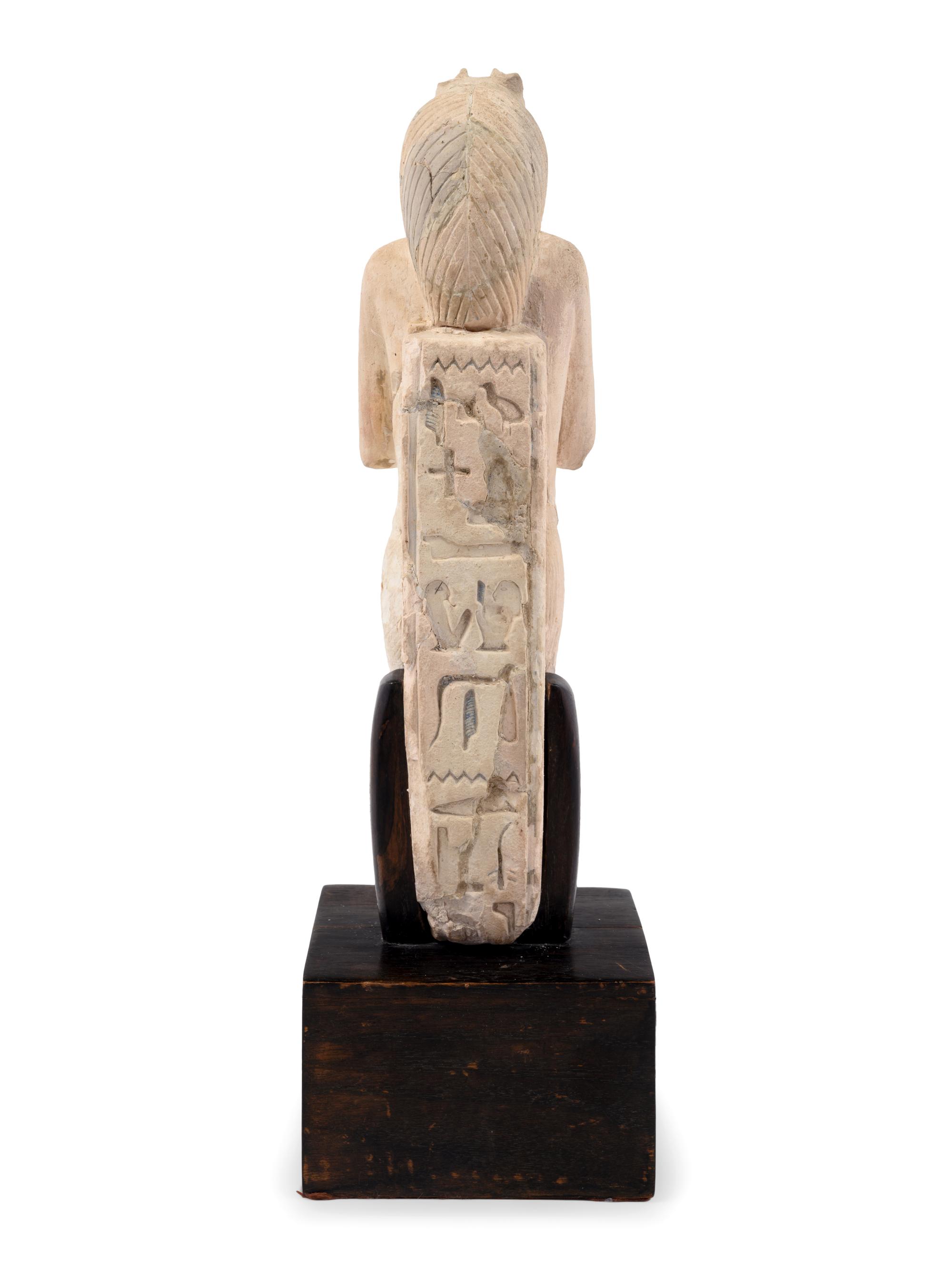 An Egyptian-Style Stucco Figure of Anubis